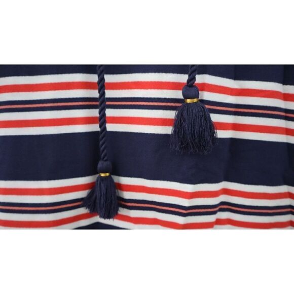 La Blanca LB3ZC55 Women Sz S Blue Sailor Stripe Lace-Up Swim Cover-Up Tunic $103 - Picture 7 of 16